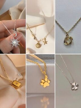 Joy’s Happiness picks Of Fashion Statement Necklaces Whole Sale 6 pieces